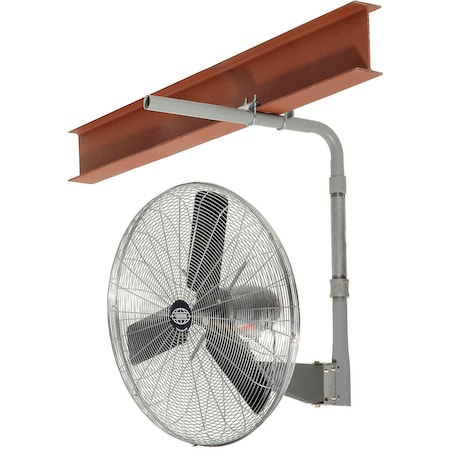 Global Industrial Fan, I-Beam Mount, 30 in Blade Dia, 120V 795752